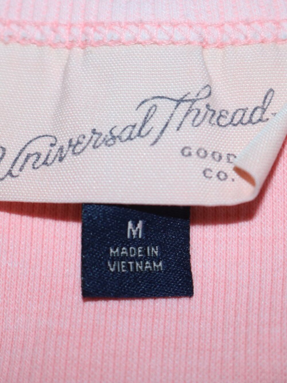 Universal Thread pink sheath ribbed tank top dress size medium - Picture 5 of 6